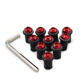 Sp14-34 Mzyparts Wbolt #sp14-34 Windshield Bolts Nuts For Suzuki Gsxr1000 K3 2003 2004 03 04 Windscreen Screws
