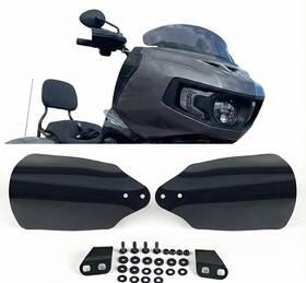 Meb7227 Nationwide Wind Deflector Hand Guards For Indian Pursuit Roadmaster Springfield 2018-2025