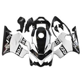 Hd01f4i-yx-065 Nt Fairing New White Black Kit Fit For Honda 2001-2003 Cbr600f4i Injection A065