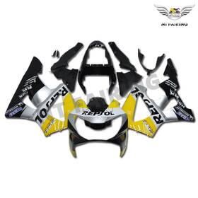 Nt-hd00cbr929-002-th Nt-fairing Mp Injection Fit For 2000 2001 Honda Cbr 900rr 929 Yellow Silver A002