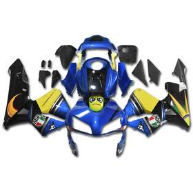 Nt-hd03f5-hs-105 Nt-fairing Fp Blue Shark Teeth Fit For Honda 2003-2004 Cbr600rr Injection A0105