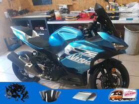 Nt-kwa18ex400-016 Nt-fairing Injection Blue Black Fit For 2018-2023 Kawasaki Ninja 400 Ex400 J016