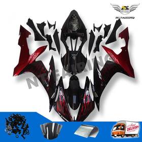 Nt-ymh04r1-006 Nt-fairing Fd Black Red Injection Fit For Yamaha Yzf R1 Abs Bodywork 2004-2006 B006