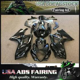 Szkk7-045 Nt-fairing Black Kit For Gsx-r Gsxr 1000 2007-2008 Bodywork Injection Bolts