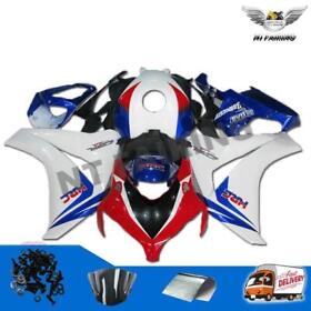 Nt-hd08cbr-051 Nt Injection White Blue Plastic Fairing Fit For Honda 2008-2011 Cbr1000rr E051