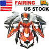 Of-s0608pwg-a Zxmt Fairing Kit Fit For Suzuki Orange Black Injection