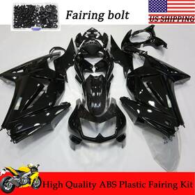 Zs-k02080911 Okayauto Glossy Black Abs Fairing Kit Bodywork Fit For Kawasaki Ninja 250r 2008-2012 Bolt