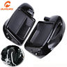 Omsb4060000002p Oumurs Black Lower Vented Leg Fairings For Harley Touring Street