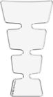 One Emblems Motorcycle Tankpad Clear Large Cgmaxtp