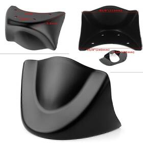 Oneclubaa 550755927751 Matte Black Front Chin Spoiler Air Dam Fairing For Harley Dyna Fxd Fxdb New