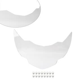 Onlyonee 550755101939 Headlight Lamp Protector Cover For Bmw K1600gt K1600gtl 10-20 K1600b 18-20 Clear