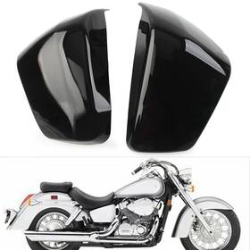 Onlyonee 550755116292 Battery Side Fairing Cover L And R For Honda Shadow Spirit/shadow Aero 750 Black