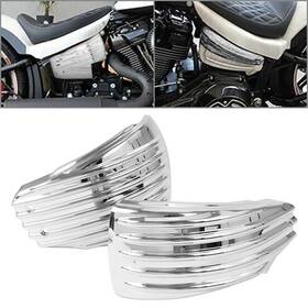 Onlyonee 550755125249 Battery Side Cover Panels Abs Fit Harley Softail 2018-2022 Low Rider Street Bob