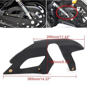 Street750 Onlyonee 550755969737 Upper Belt Cover Guard Pulley Kit Black For Harley Davidson Xg750 2015