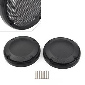 Onlyonee 550755972164 6.5 Inch Saddlebag Lid Speaker Grill Cover Fit Harley Touring Electra Glibe 83-20 85