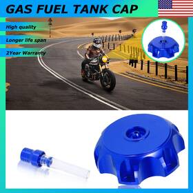 Xpd-kdm-68114 Oxilam For Motorcycle Atv Dirt Bike 53mm Blue Gas Fuel Tank Cap Air Vent Tube Breather