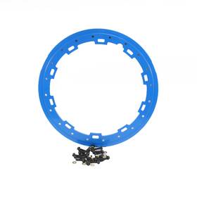 1522244-619 Polaris New Oem Pro Armor Forged Beadlock Ring Voo Doo Blue 14 Inch