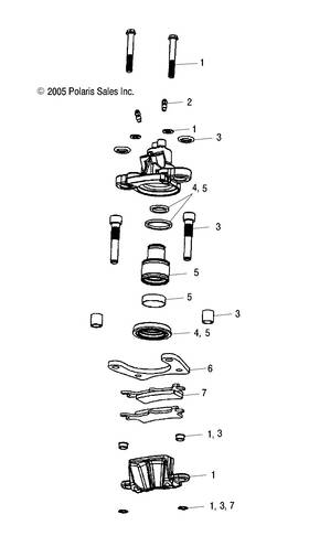 2201870 Polaris Slide Bolt Kit Genuine Oem Part Qty 1