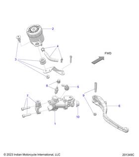 2208042 Polaris Reservoir Kit Smoke Genuine Oem Part Qty 1