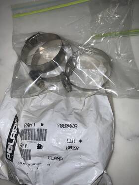 7080408 Polaris Qty 3 New Oem Clamp Po1/sp2