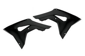 8414800003 Polisport Black Radiator Scoops Honda Crf450r 2017-20 Crf250r 2018-21
