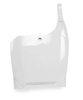 86580-1 Polisport Front Number Plate - White