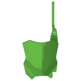 8665900007 Polisport Restyle Front Number Plate - Green