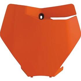 8666400001 Polisport - Front Number Plate Ktm Orange