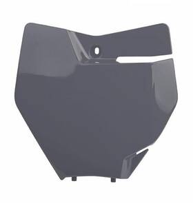 8666400007 Polisport Front Number Plate - Nardo Grey