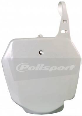 8670600002 Polisport Front Number Plate - White