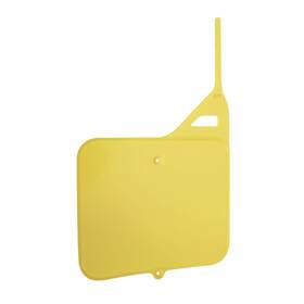 8673400001 Polisport Front Number Plate - Yellow