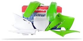 90091 Polisport Complete Stock Green Plastic Kit For Kawasaki Kx 250 F 04-05