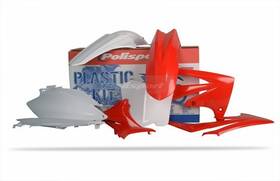 0520-1601 Polisport 90423 Plastic Kit Oem Color Red White Front Rear 992949