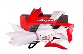 992961 Polisport 90566 Plastic Kit Oem Color Red White