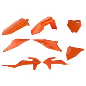 90811 Polisport Plastic Kit Orange Ktm