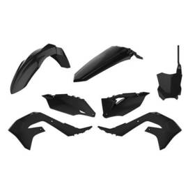 90818 Polisport Plastics Kit Black #90818 For Kawasaki Kx450 4-stroke/kx450x 4-stroke
