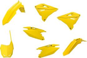 90868 Polisport Restyled Plastics Kit Yellow For Suzuki Rm125/rm250 2001-2008