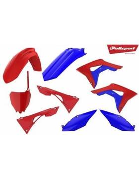 90873 Polisport Plastic Kit - Bultaco Blue