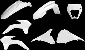90879 Polisport Restyled Body Kit - With Headlight Mask White Exc/exc-f