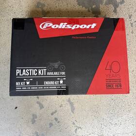 90908 Polisport Grey Restyled Plastic Kit Fits 02-22 Yz Yzx Never Opened