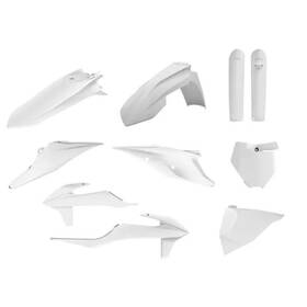 91013 Polisport Full Mx Kit White For Off-road Motorcycles - Part #91013