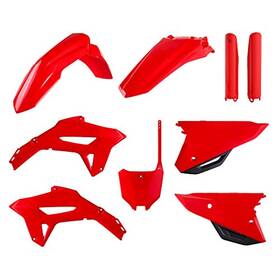 91054 Polisport Complete Replica Plastic Kit Original Red For Honda Crf