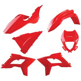 91075 Polisport Restyle Complete Plastic Kit Set Red For Beta Rr R-s Rr-race Edition