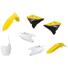 90864 Polisport Restyle Complete Plastic Kit Set Oem Suzuki Rm125 Rm250 2001-2008