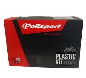 90821 Polisport Restyle Plastic Kit Set New Style 18foot Black Honda Cr125r