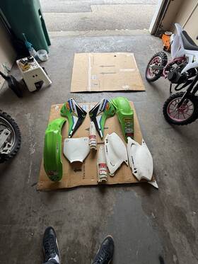 Sc66696 Polisport Kawasaki Kx125 Kx250 2003 2-stroke Plastic Body Kit