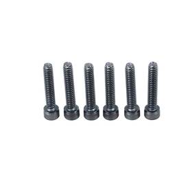 702068 Powerjames 6pcs Stainless Steel Black Windshield Screws Bolts For Harley 22-24 Fxrst Fxlrst