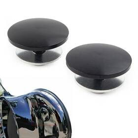 Premiummotorcycleusa 550748759659 Fairing Mirror Plugs Black Fit Harley Batwing Street Glide Electra 1996-16