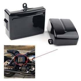 Premiummotorcycleusa 550755748899 Battery Side Cover For Harley Dyna Fat Street Bob Wide Glide Super 2006-17