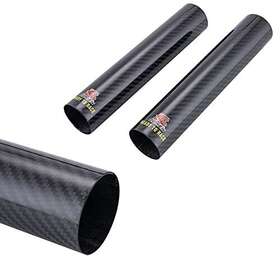 Pro Caken 747992518037 Carbon Fiber Motorcycle Front Shock Fork Guard Cover Wrap Absorber Guar